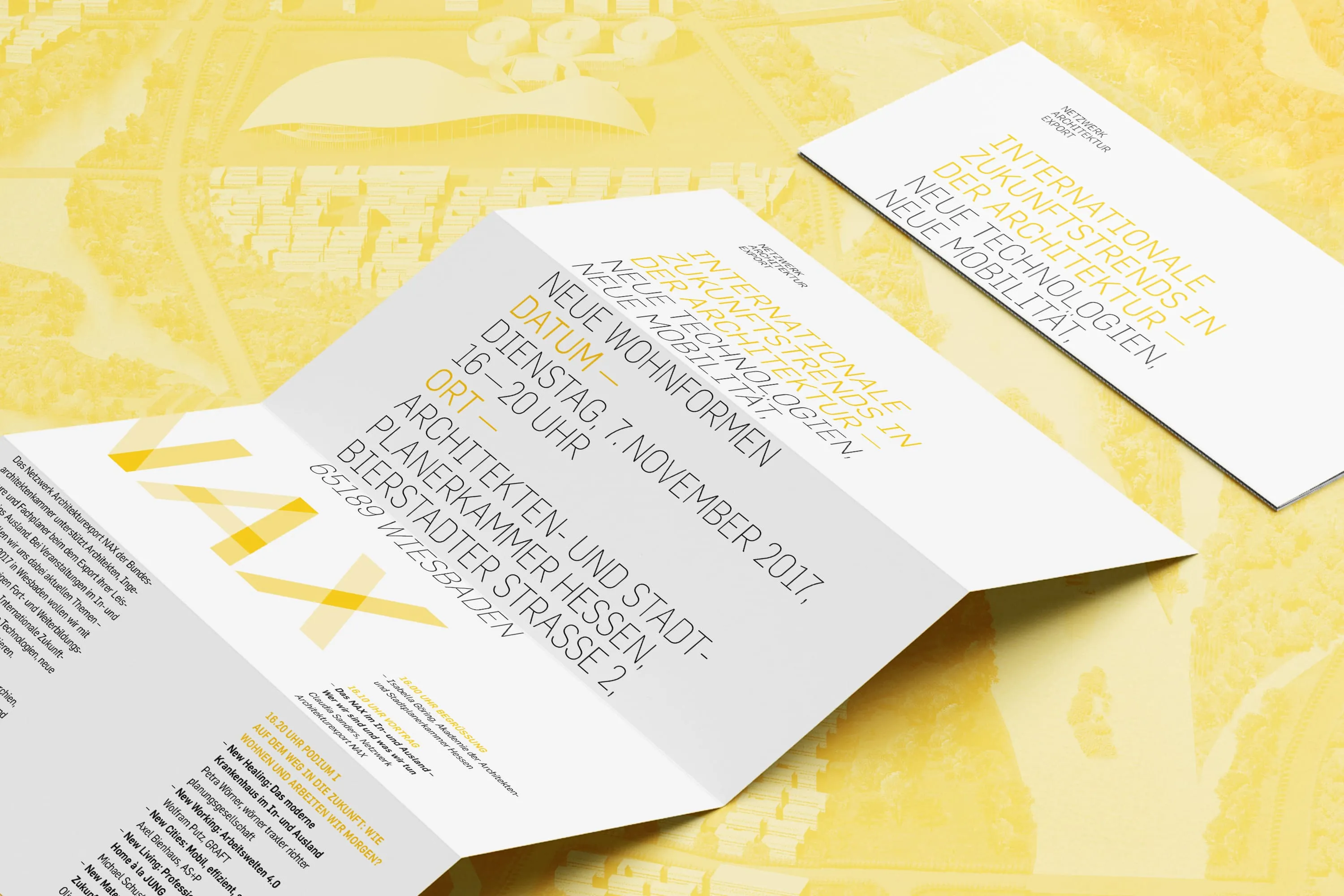 Netzwerk Architektur Export – Flyer