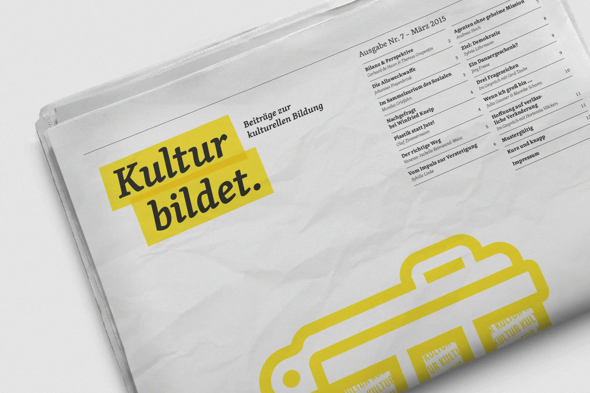 Deutscher Kulturrat – Zeitungsbeilagen